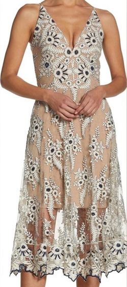 Dress The Population dress with embroidery 