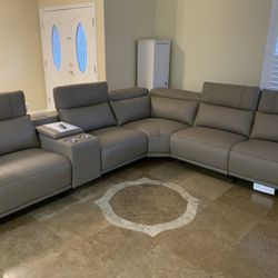 Leather Sectional Couch