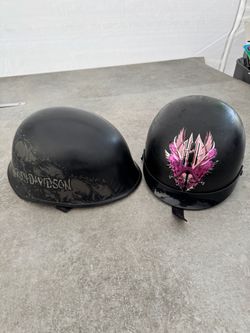Harley Davidson His/Hers Half Motorcycle Helmet Medium/XL