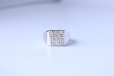 Diamond 14k White Gold Ring 