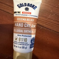 Gold Bond Eczema Relief Hand cream $3(exp 01/2027)