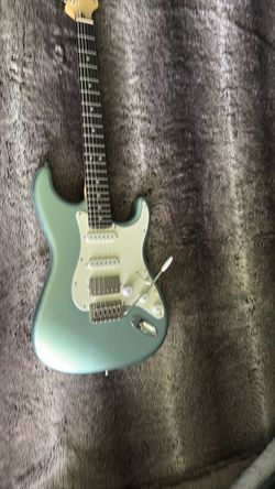 Stratocaster-Style Electric Guitar Teal Green