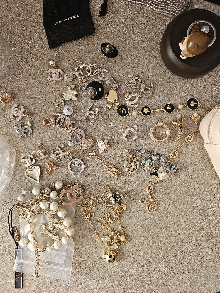 Moving Wholesale Vintage Crystal Earrings Or Rings Or Brooches $45 Each 