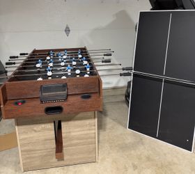3-in-1 Game Table – Foosball, Air Hockey and Table Tennis