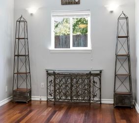Wine rack and shelves