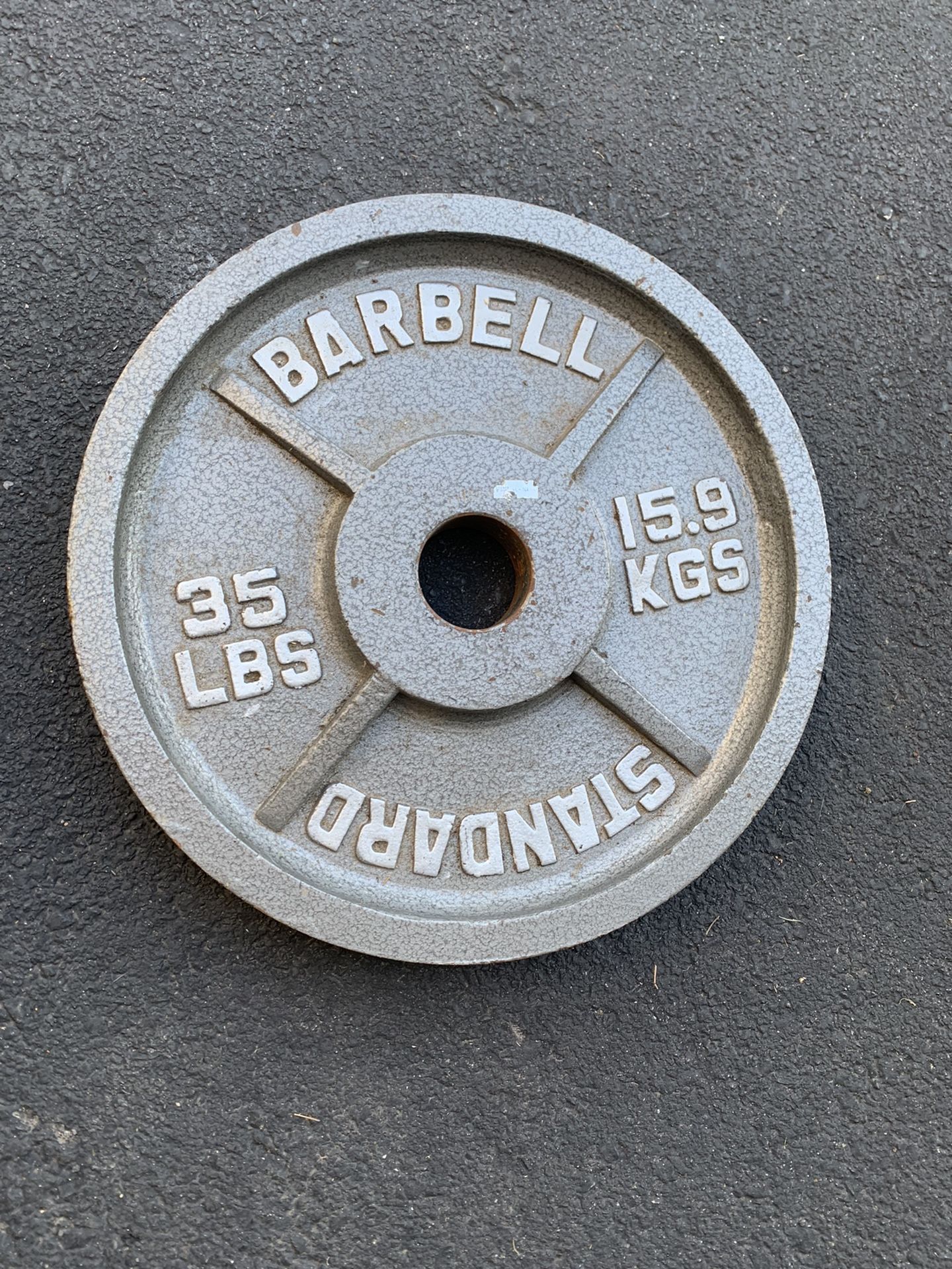 1 Olympic Size 35lb Weight