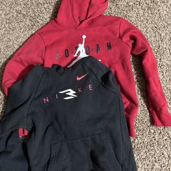 Boys hoodies size 10-12 -Jordan/Nike