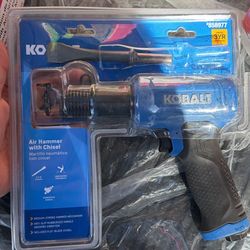 Kobalt Air Hammer with Chisel (Model #SGY-AIR225). 