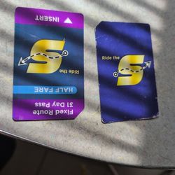 Two Unused Buss Pass For Max 