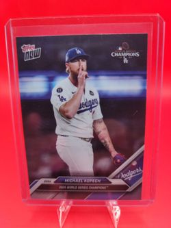 2024 Topps Now World Series Champions Los Angeles Dodgers #WS-15 Michael Kopech