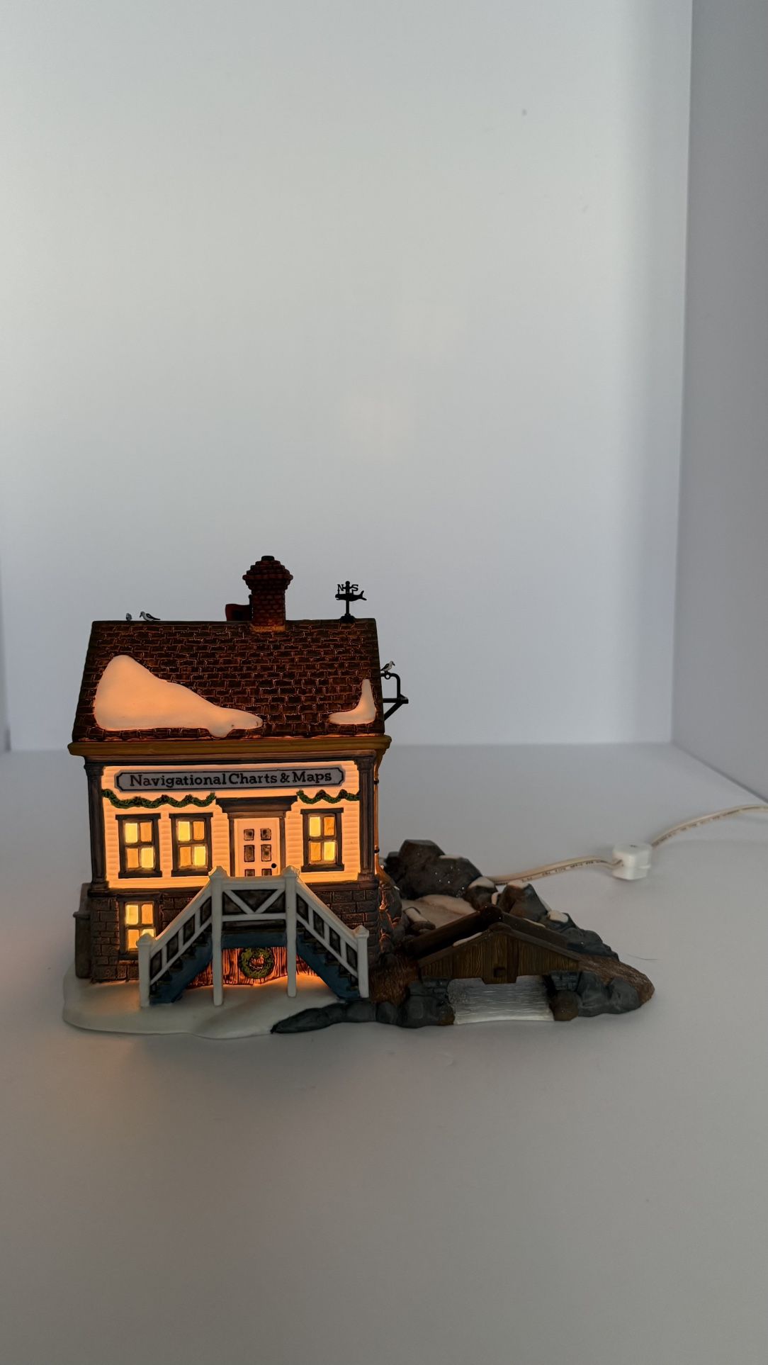 Dept 56 Heritage Village Navigational Charts & Maps Lighted House 56575 