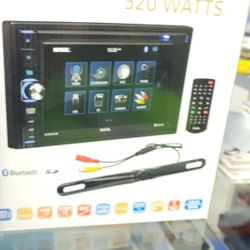 Car Stereo Touchscreen Bluetooth With Backpack Camera 