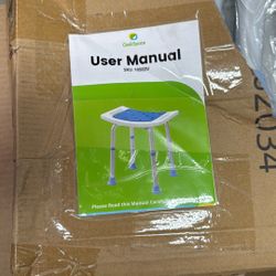 Shower Stool Chair Brand New In Torn Box