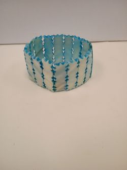 Blue shell bracelet for women