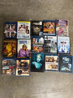 Mixed Lot of 15 DVDs and Blu-rays