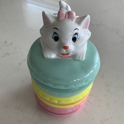 DISNEY ARISTOCATS MARIE CAT CERAMIC COOKIE JAR 