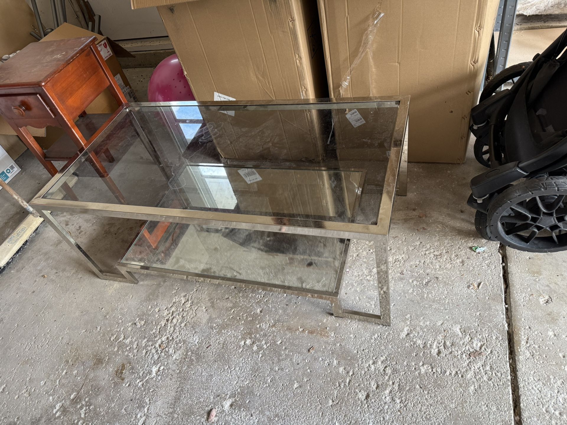 Glass Coffee Table 