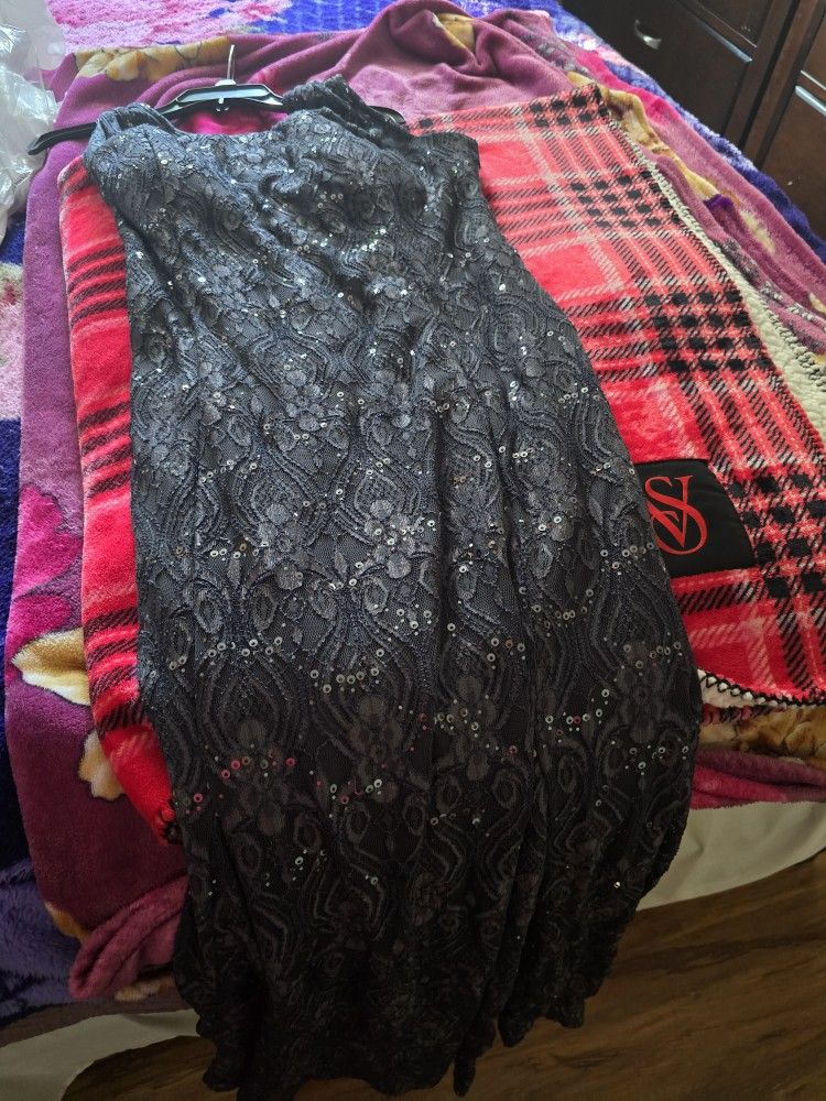 Dark Gray Party Dress