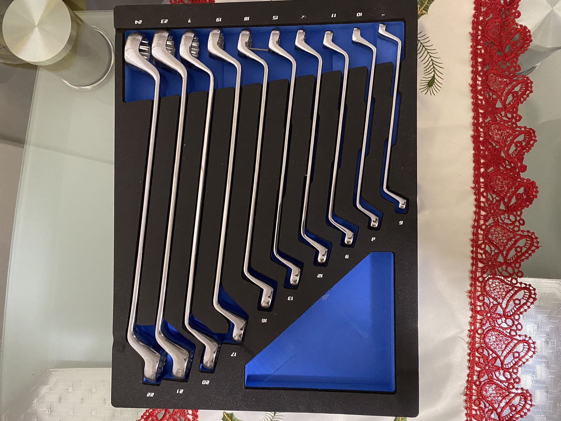 Capri 75 degree angle Double Box End Wrench Set