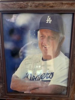 Signed Picture By Tommy Lasorda