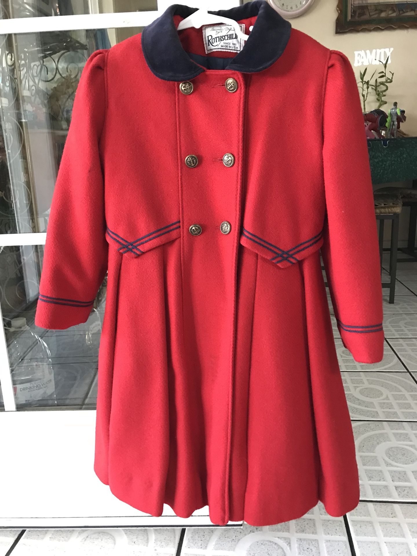 Tailored By ROTHSCHILD girls coat