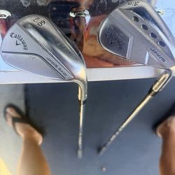 Callaway Jaws Full Toe Chrome wedge set! 54° And 60°