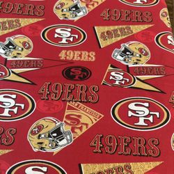 San Francisco 49 ERS Fabric