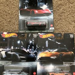 Hotwheels exotic Envy premium cars