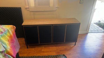 Storage Console with Shelves