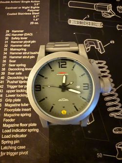 MTM Special Ops Hypertec Tactical Watch - Titanium / Grey Dial