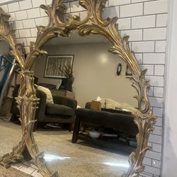 Gold Antique Mirror