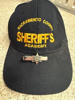 Sacramento County Sheriff’s Academy Hat & Sheriff Tie Clip – Collectible