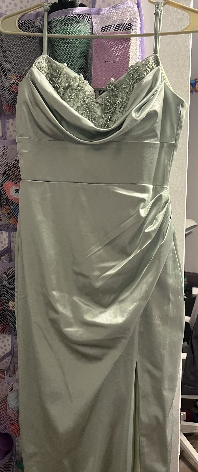 Sage Green Prom Dress