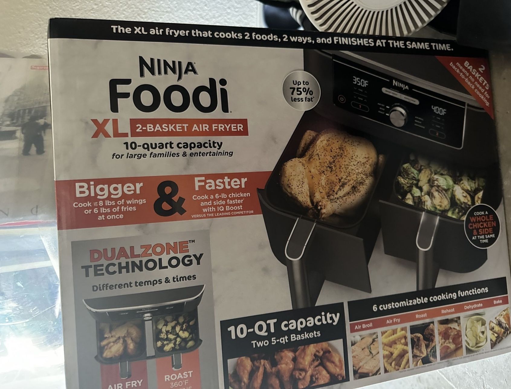 Ninja Foodi XL 2 Basket Air Fryer