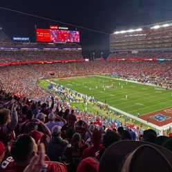 2 Monday Night 49ers Vs Lions Tickets 