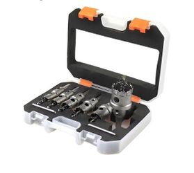 6PCS 16-35mm TCT Hole Saw Cutter Alloy Set Carbide Tip for Stainless Steel Iron Plate Metalworking Crown Set Drilling