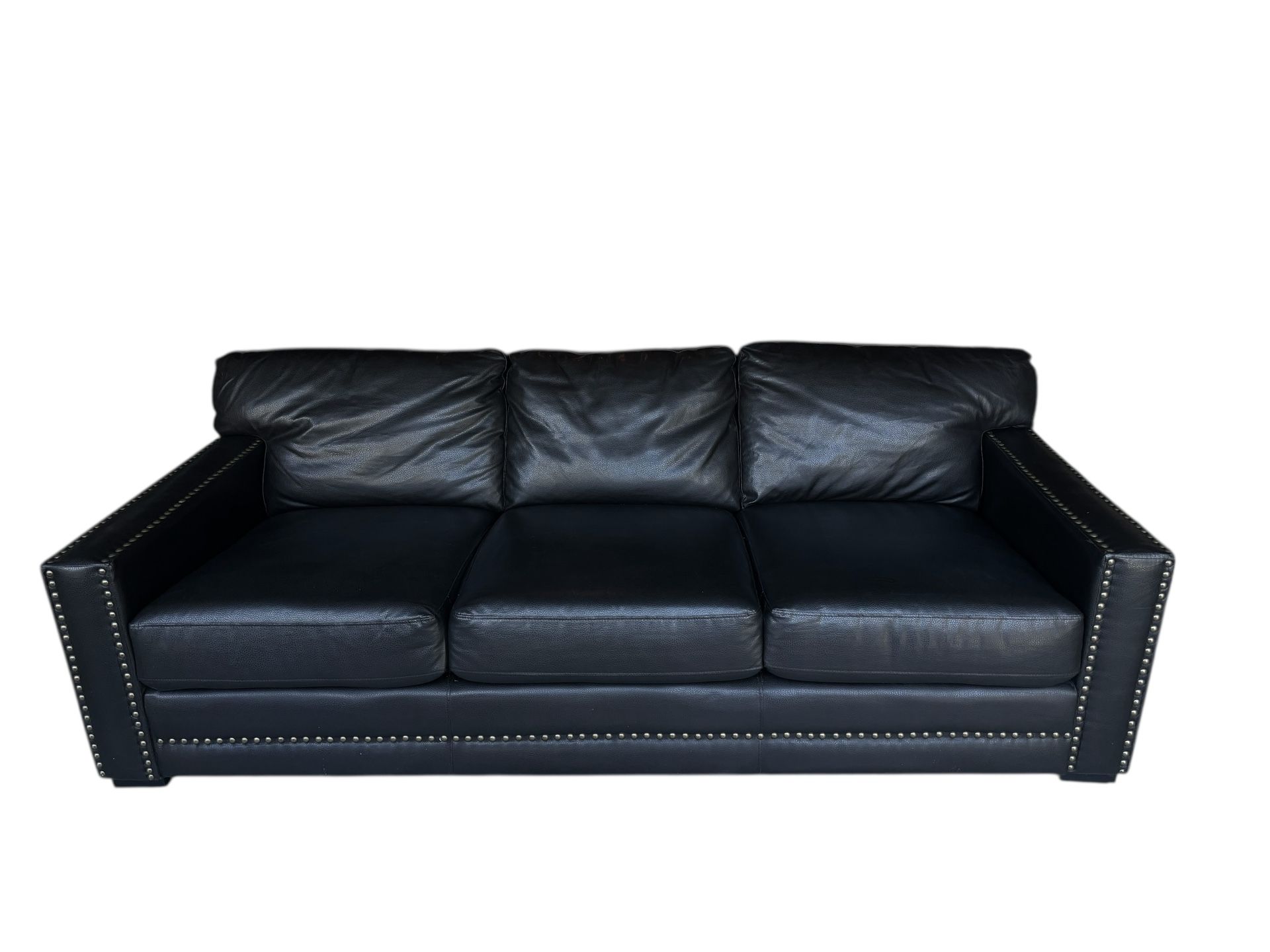Black Nailhead Sofa 