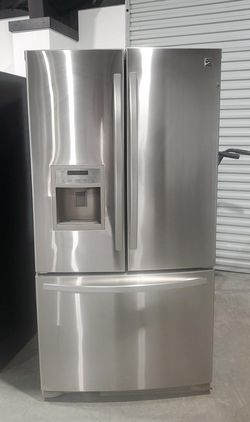 Kenmore 3-Door Stainless Steel Fridge
