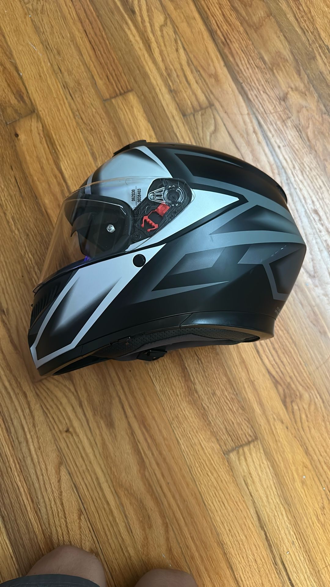πͺ AGV K3 E2206 Helmet β Small β Compound Matt Black/Grey β DOT Certified