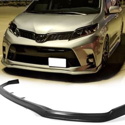 Fits 18-20 Toyota Sienna XL30 CK Style Front Bumper Lip