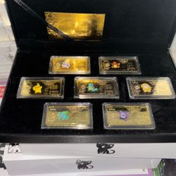 Pokémon 24 karat gold plated