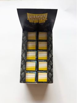 Dragon Shield Matte Midnight Blue 10 PACK DISPLAY BOX Standard Size Sleeve 100ct