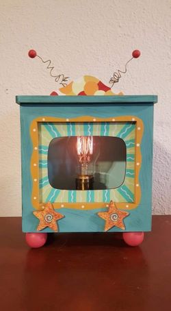 One-of-a-kind Kids Room Art Lamp $30.00 (WITH BULB)