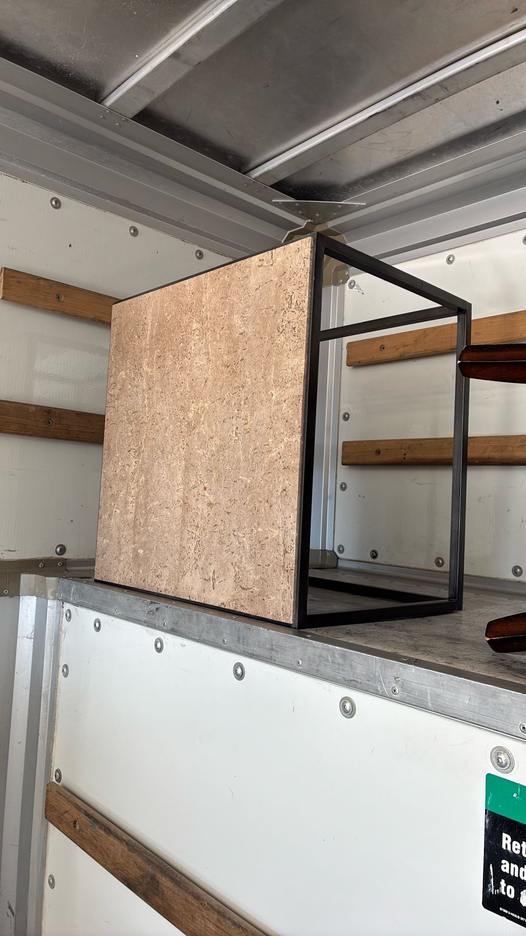 Two Solid End Tables