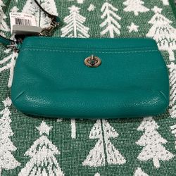 Coach Bright Jade Wrist Purse