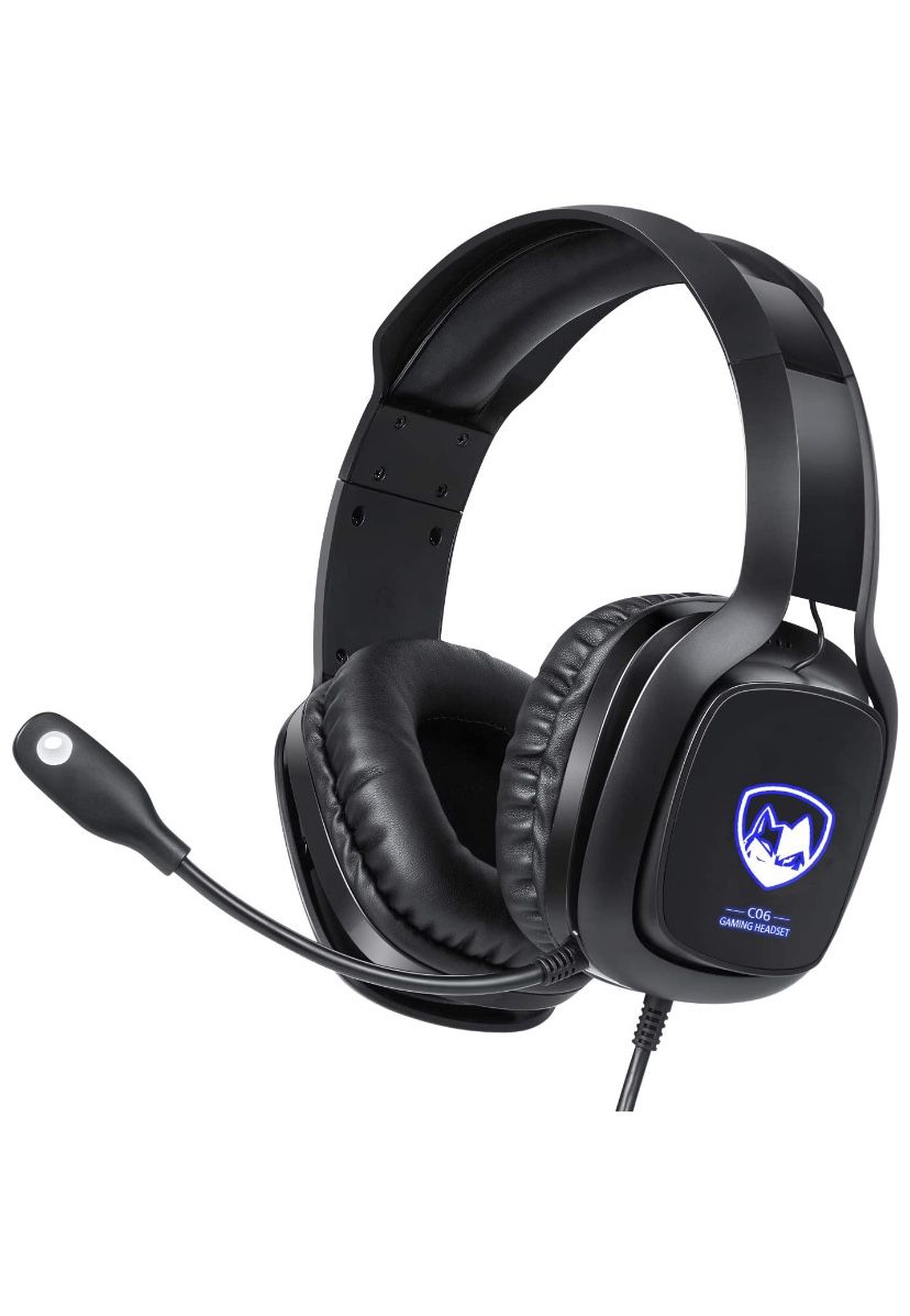 Gaming headset with microphone