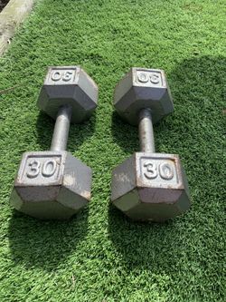 30 Pound Dumbbells
