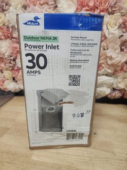 Midwest Electric Products
30 Amp Temporary Power Inlet (U030N)