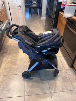 Graco click connect car seat and stroller
