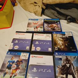 PS4 8 Game Lot